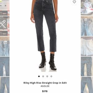AGOLDE RILEY HIGH RISE JEANS